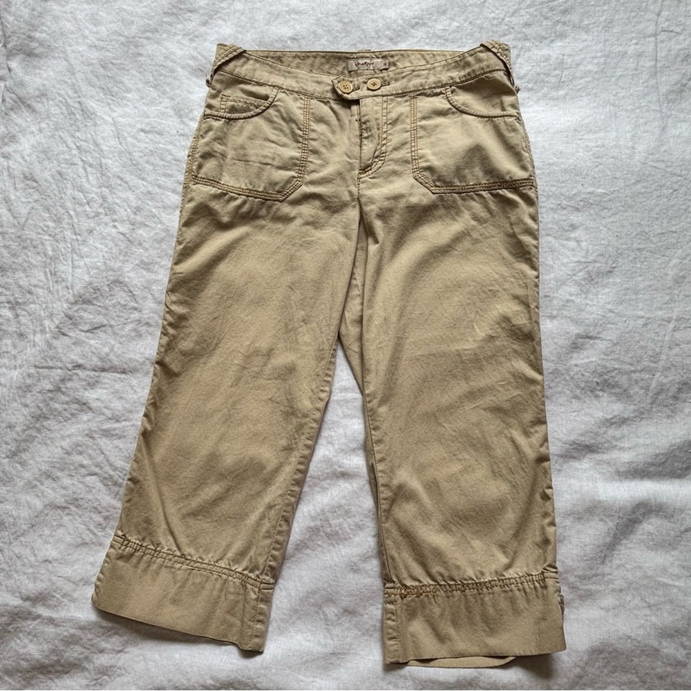 Jackpot Vintage Khaki Beige Capris Pants Size 26